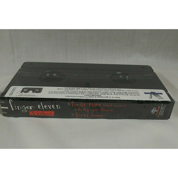 Finger Eleven 3 Videos RARE VHS PROMO 2000 - Sealed - Picture 3 of 3